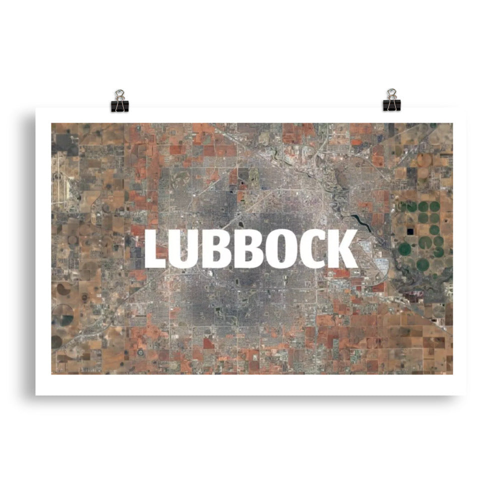 LUBBOCK ABOVE PRINT